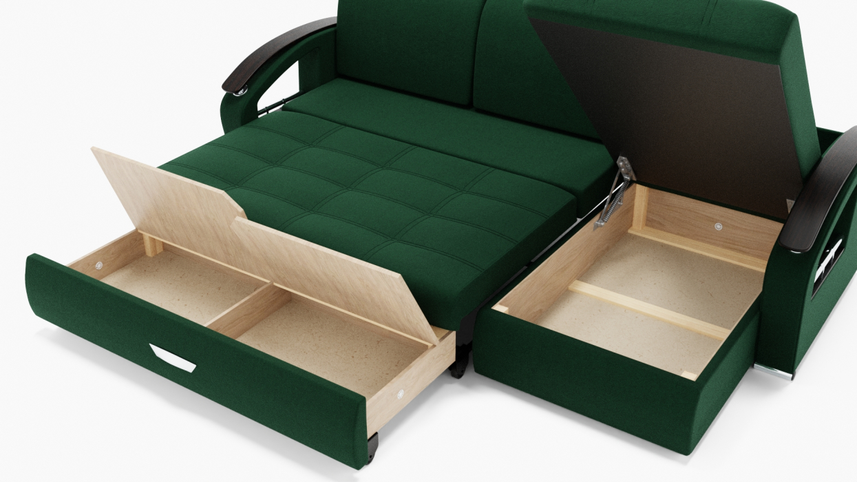 Диваны угловые в гостиную, Угловой диван Дубай-1 с оттоманкой ППУ, велюр