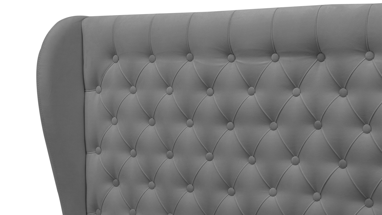 Мягкая кровать, Кровать Мишель 1400 с подъемным механизмом, микровелюр