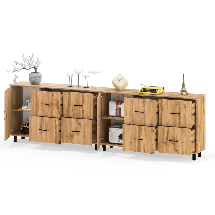 ТВ-тумбы, Два комода-тумбы с выдвижными ящиками и дверками РВК 125-1504