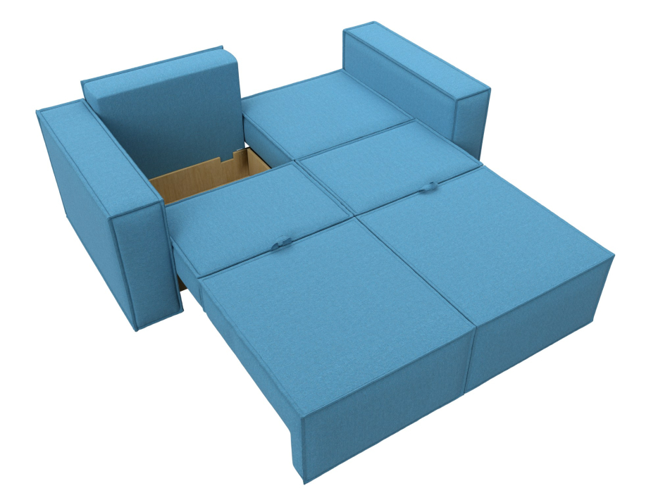 Диваны кровати со спальным местом, Диван прямой Куба мини, рогожка Амур