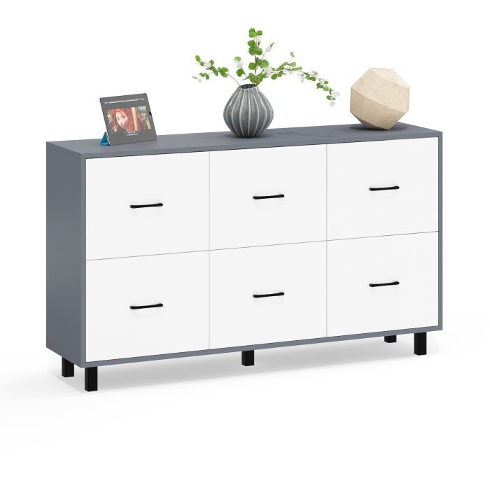 ТВ-тумбы, Комод шесть выдвижных ящиков РВК 127-1504