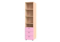 Стеллажи, СТЕЛЛАЖ GК 450-S Дуб Молочный