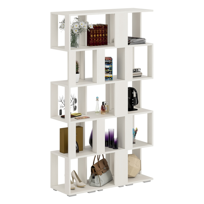 Стеллажи, Комплект их 3-х открытых стеллажей.