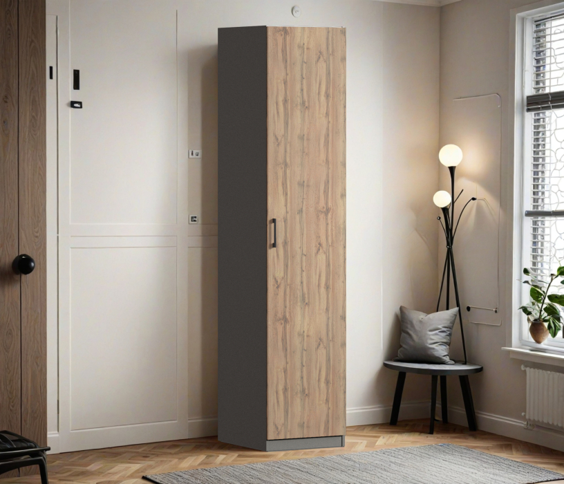 Для одежды, Шкаф однодверный Макс 500 мм, вариант №2 (ЛДСП)