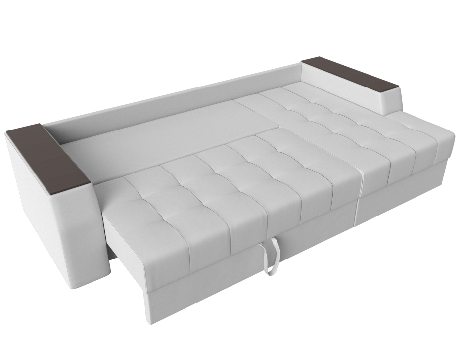 Диваны угловые в гостиную, Угловой диван Эмир БС правый угол, экокожа