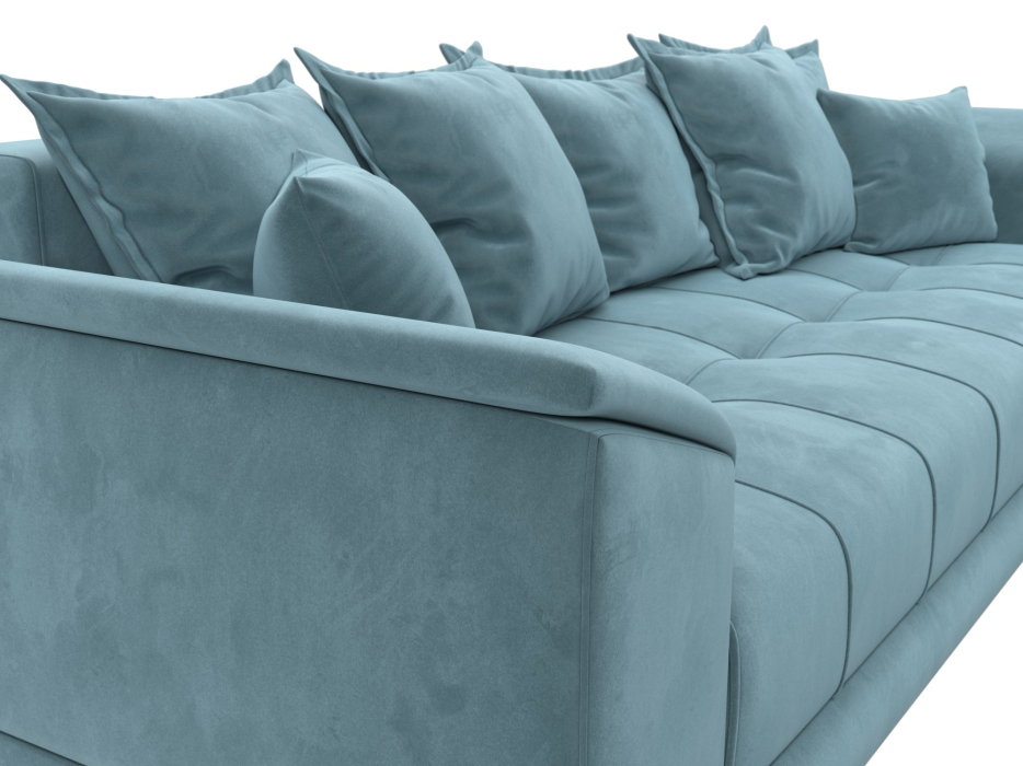 Диваны еврокнижки, Диван прямой НордСтар НПБ, велюр SEVEN