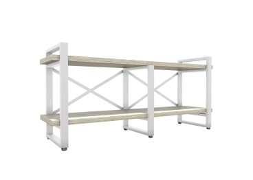 Тумба под ТВ Айсберг Лофт 120 белый