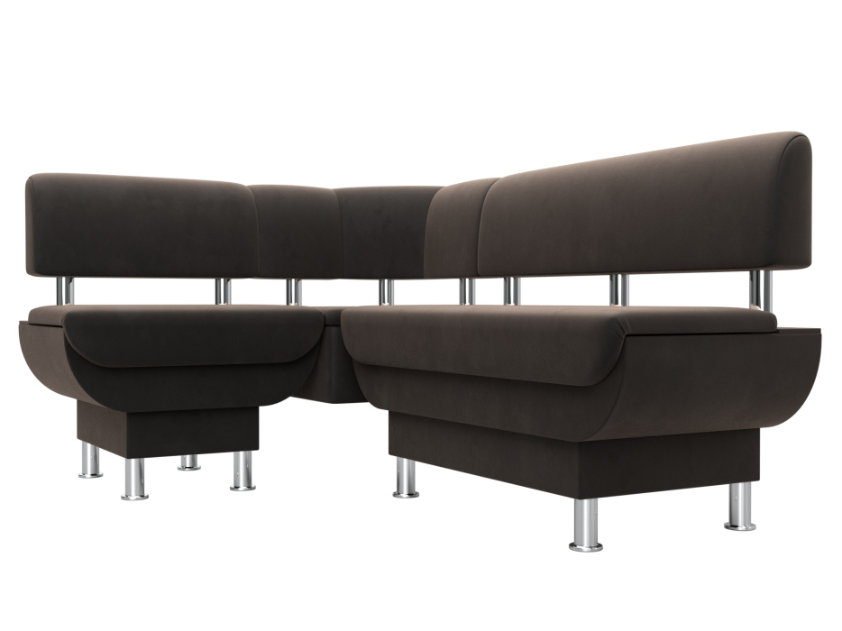 Кухонные уголки, Кухонный угловой диван Альфа левый угол, велюр