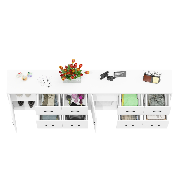 ТВ-тумбы, Два комода РВК 125-1204 с дверкой и 4-мя ящиками