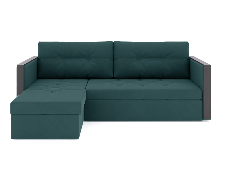 Диваны угловые в гостиную, Диван-кровать угловой Даймонд дельфин, велюр