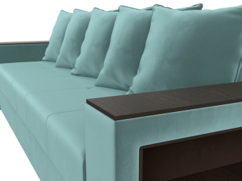 Диван прямой Дубай Лайт полки справа, велюр