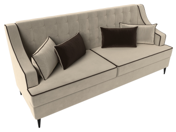 Прямой диван Марк, микровельвет