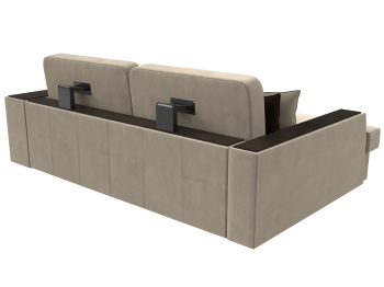 Угловой диван Брюссель левый угол, микровельвет