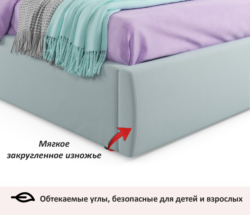 Мягкая кровать, Мягкая кровать Selesta 1400 с подъемным механизмом