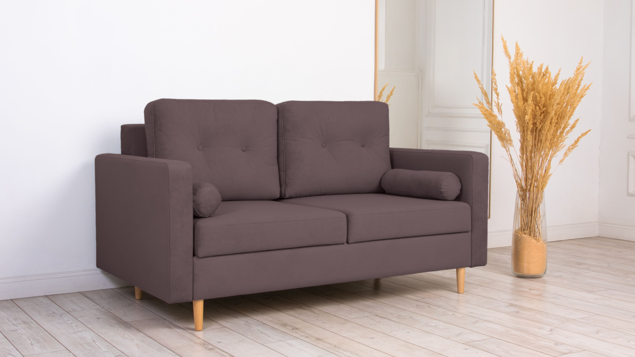 Диваны прямые кухонные, Диван Lucas 140, велюр