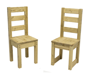 Стулья из массива Рыцарь ( комплект 2шт)