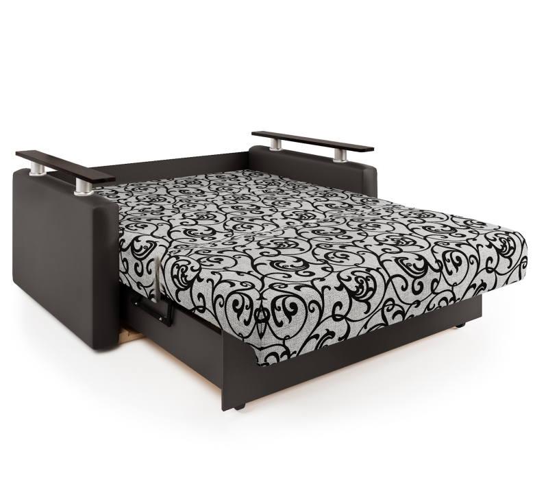 Диваны с ящиком для белья, Диван-кровать Шарм 160, экокожа/шенилл