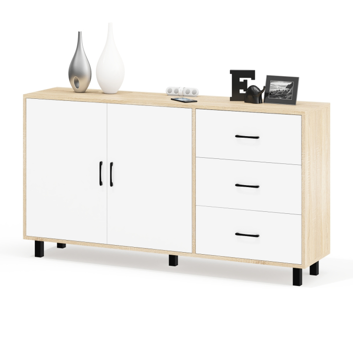 Комоды, Широкий тумба-комод с ящиками и дверками РВК 123-1604