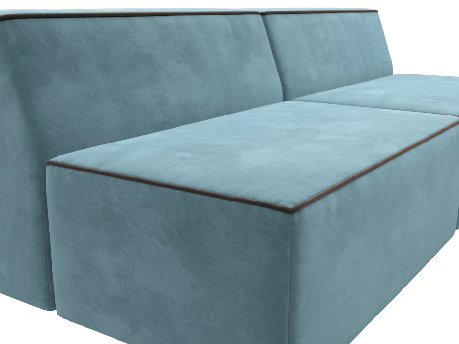 Диваны кровати со спальным местом, Прямой модульный диван Монс, Велюр