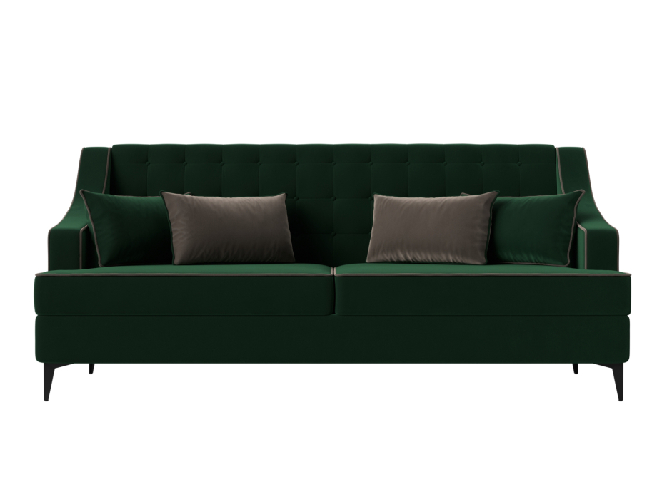 Дизайнерские диваны для гостиной, Прямой диван Марк, велюр