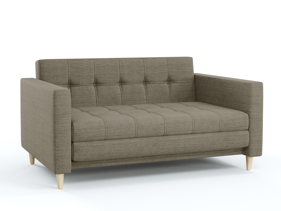 Диваны еврокнижки, Диван-кровать еврокнижка Квадро, рогожка Люкс