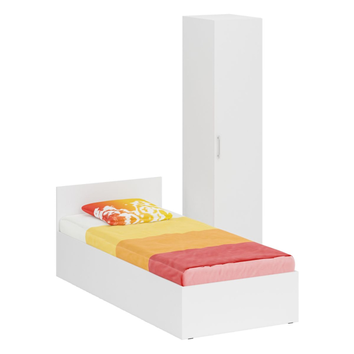 Спальные гарнитуры, Кровать односпальная 900 с пеналом Стандарт