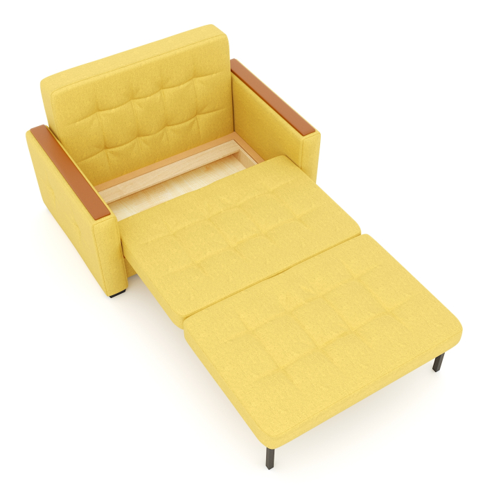 Диваны с ящиком для белья, Диван- кровать Этро Вуд, рогожка, 100