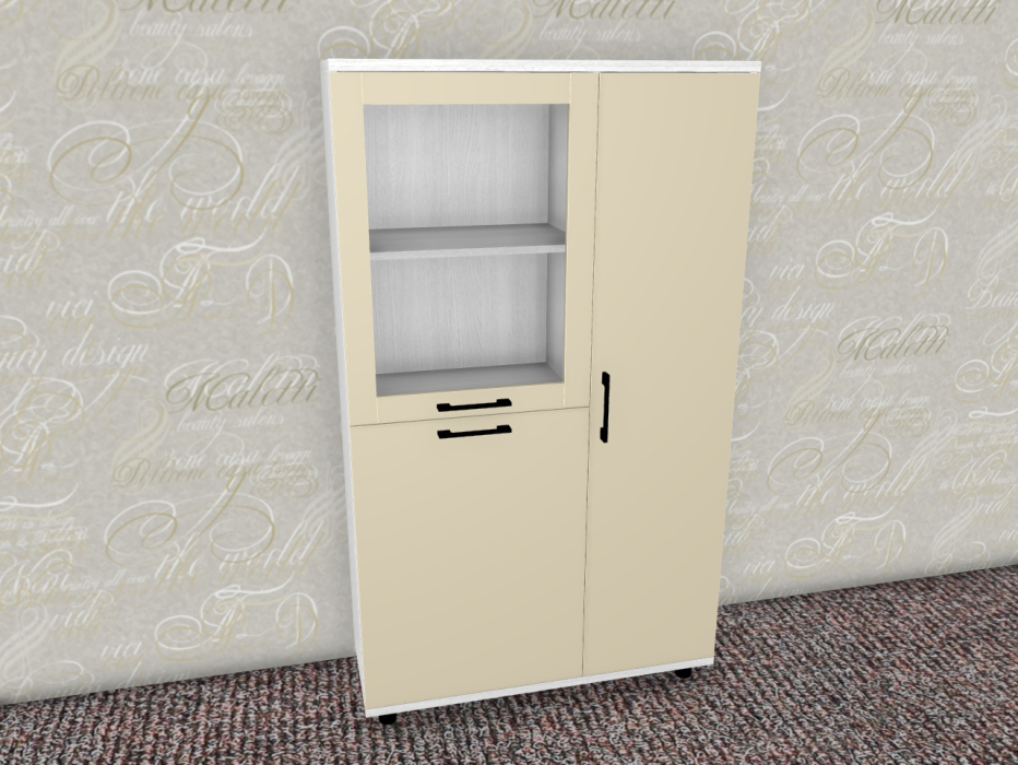 Шкафы распашные, Модульная система Грейс Шкаф ШК-5083  Снежный Ясень