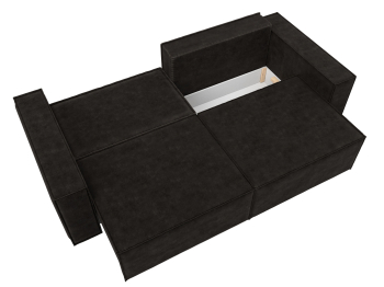 Диван прямой Куба, велюр BRUT