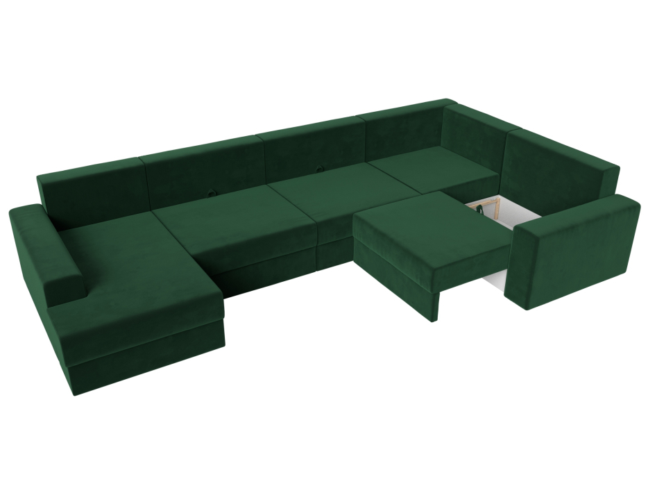 Офисные диваны, П-образный диван Майами левый угол, Велюр