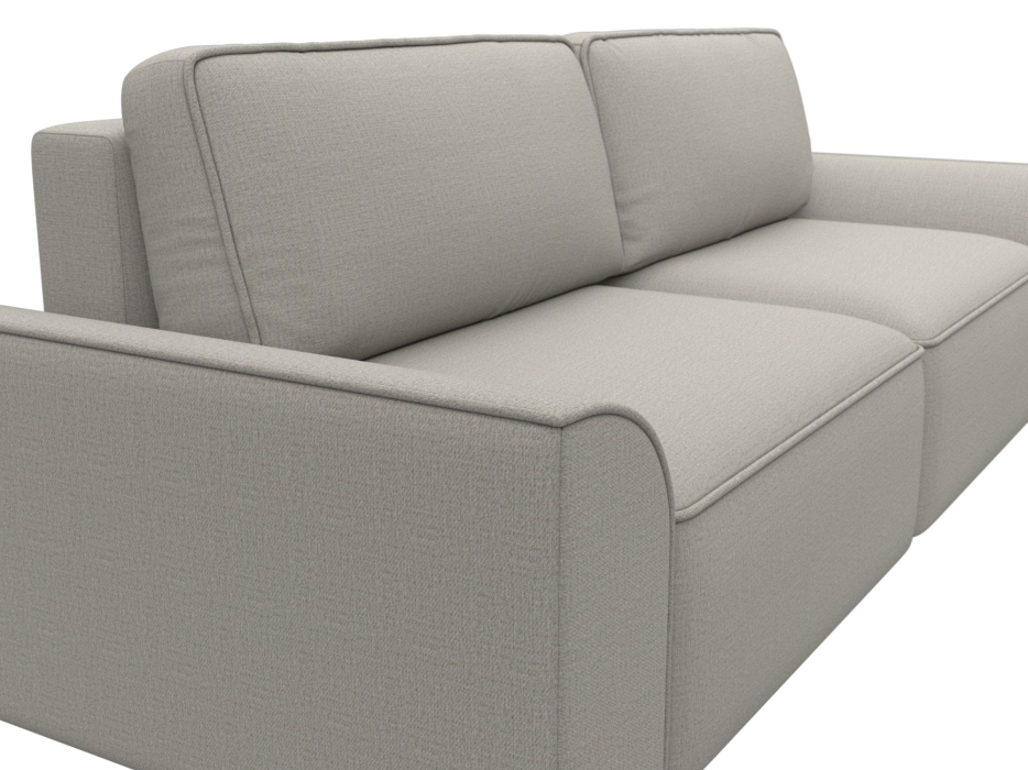 Диваны еврокнижки, Диван прямой Лига-048 НПБ, рогожка Амур