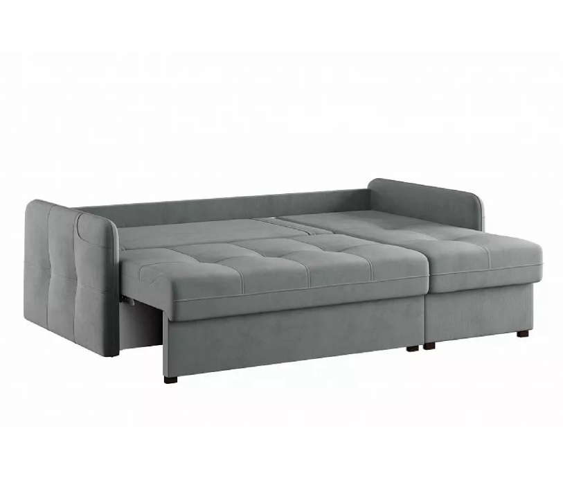 Диваны угловые в гостиную, Диван-кровать угловой Смарт 1 Велюр