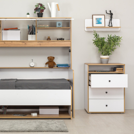 Молодёжный комод Вуди с открытой полкой