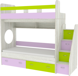 Двухъярусная кровать Юниор 1 90x200, Винтерберг