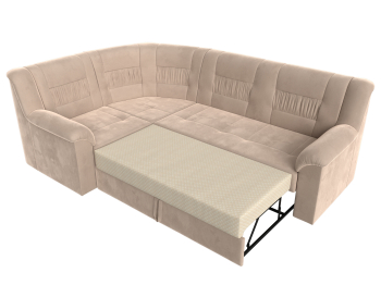 Угловой диван Карелия левый, велюр