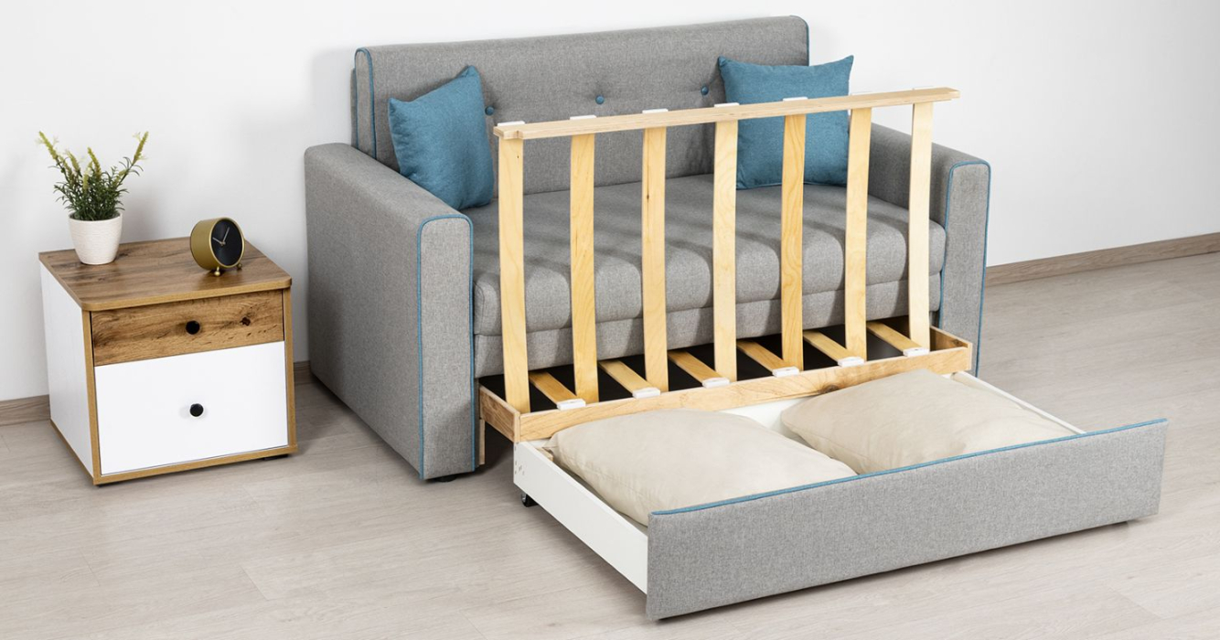 Диваны с ящиком для белья, Диван-кровать Найс (120)