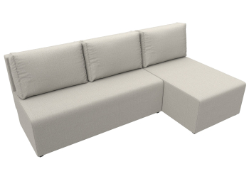 Диван угловой Поло правый угол, рогожка Амур