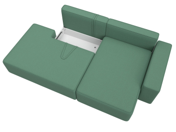 Диван угловой Лига-079 угол правый, рогожка Амур