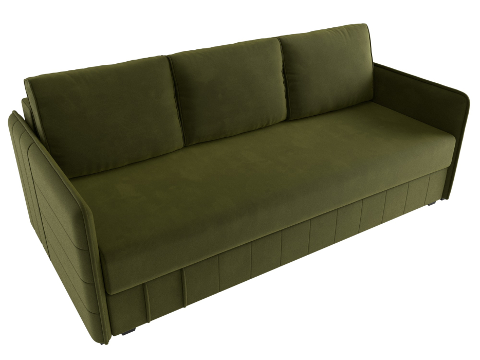 Диваны с ящиком для белья, Прямой диван Слим НПБ, микровельвет