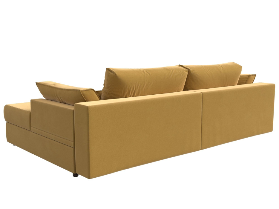 Диваны угловые в гостиную, Угловой диван Пекин угол правый, микровельвет