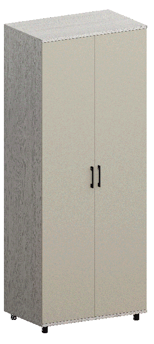 Шкафы двухстворчатые, Модульная система Грейс Шкаф ШК-5002  Снежный Ясень