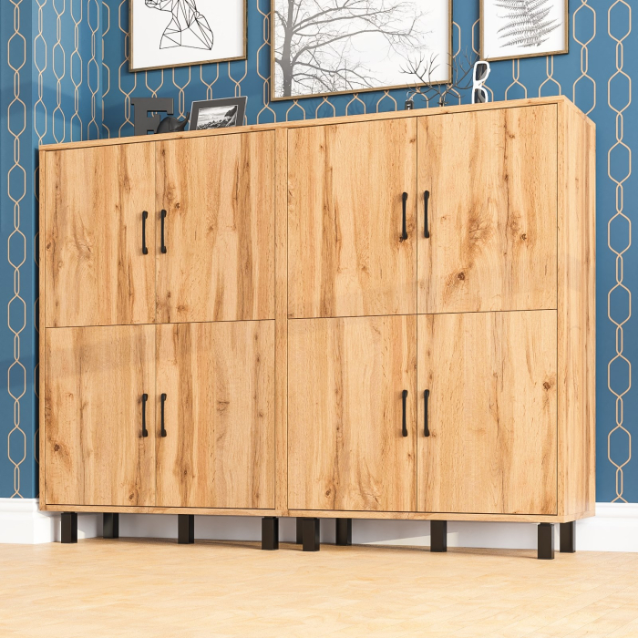 Комоды, Две тумбы-комода четыре распашных дверки РВК 126-804