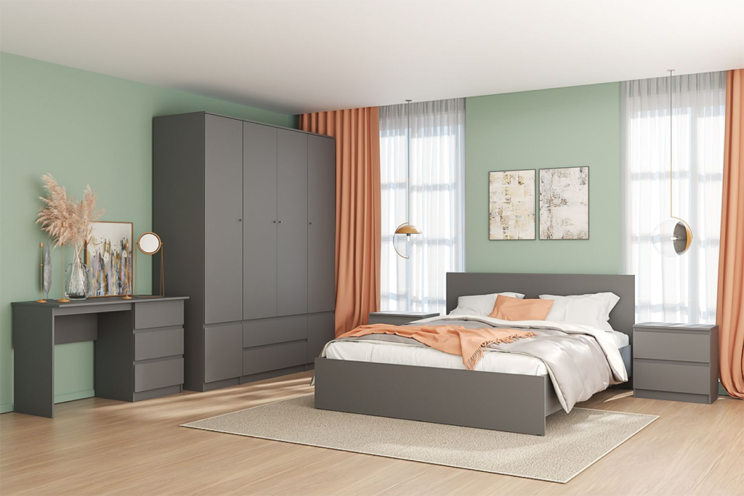 Двуспальные, Кровать арт.017 Скос (1600)