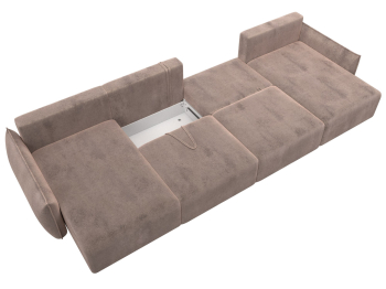 Диван П-образный Лига-051 НПБ Лонг, велюр TOWER