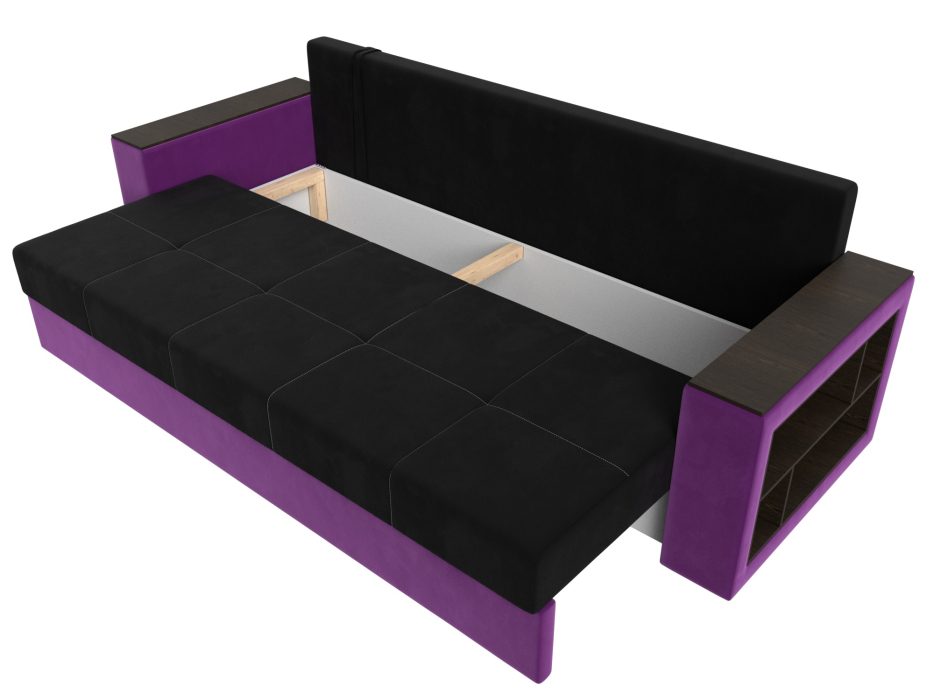 Диваны кровати со спальным местом, Диван прямой Дубай Лайт, микровельвет