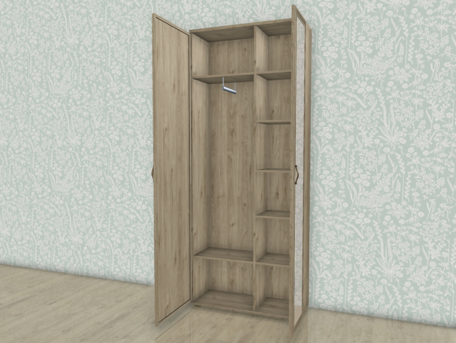 Шкафы распашные, Модульная система Карина Шкаф ШК-1032 с зеркалом