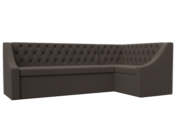 Диван кухонный угловой Мерлин правый угол, рогожка Амур