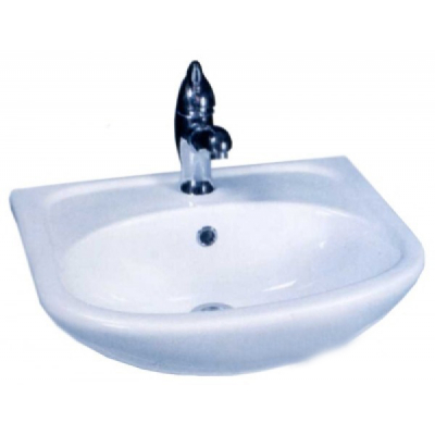 Тумбы в ванную комнату, Тумба для ванной Mixline Посейдон-55 белая с раковиной