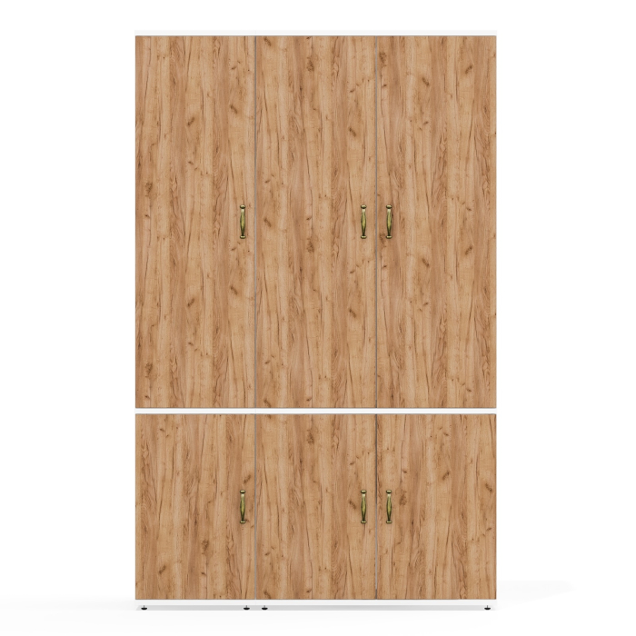 Для одежды, Пенал бельевой с полками и платяной шкаф Лидер-8