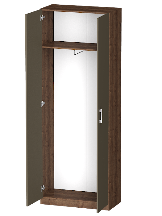 Для одежды, Распашной шкаф Лайф для одежды 80*40*215 Дуб экспресив